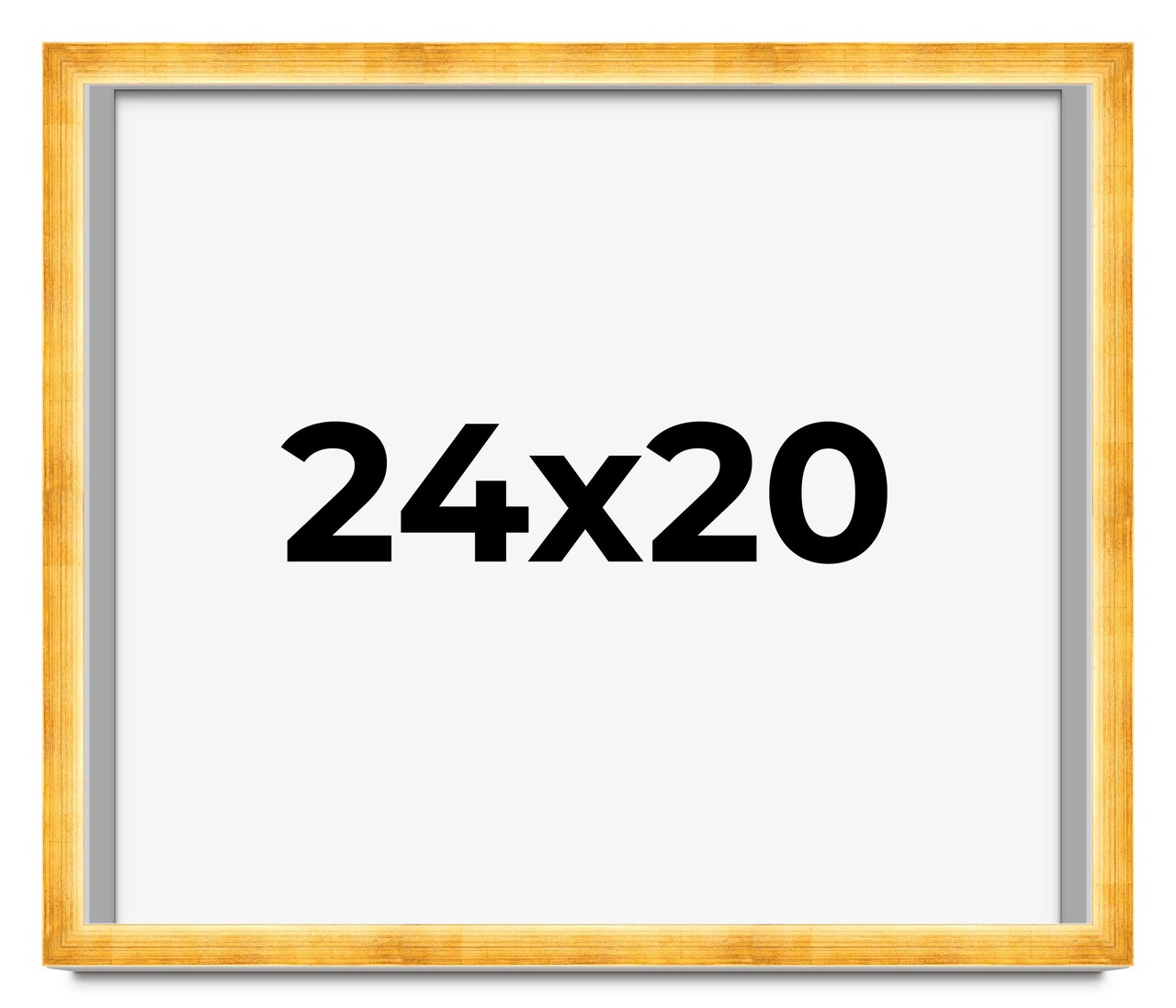 20x24 Minimalist Shadow Box Picture Frame with UV-Resistant Acrylic & Acid Free Backing, Available in 5 Finishes - Black, Brown, Gold, Silver, White